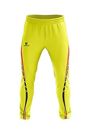TRIUMPH Men's/Boy's Polyester Dri Sublimated Cricket Pant Yellow Size ...