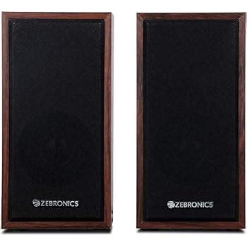 Live Tech SP08 Black Wooden USB Speakers with Rich Bass: Amazon.in ...