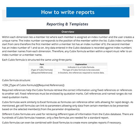 Image result for How to Write Reports Examples