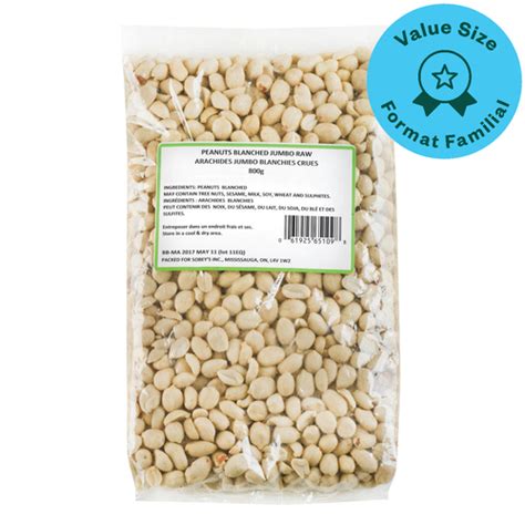 Buy Raw Peanuts Blanched Jumbo 800 g | Sobeys Inc.