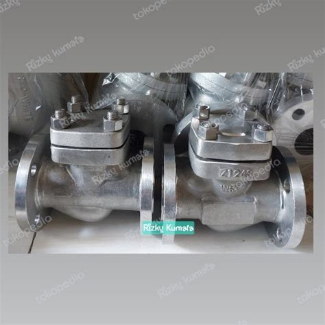 Jual Lift Check Valve 1 1/2" Inch Stainless Steel 316 Flange ANSI 150 ...