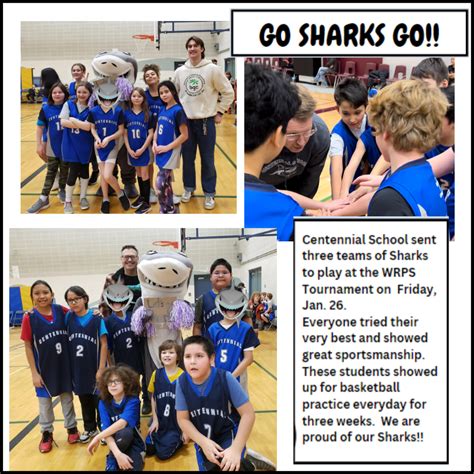 CENTENNIAL SHARKS BASKETBALL TEAMS | Centennial School