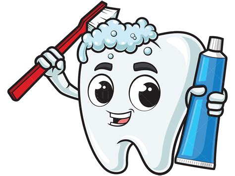 Brushing Teeth Clipart