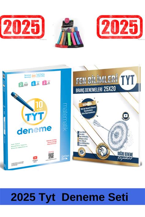 2025 Tyt Matematik 10 Deneme+Bilgi Sarmal Tyt Fen Bilimleri 25 x 20 ...
