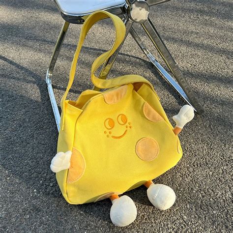 Cheese Smile Plush Bag – Vensaa