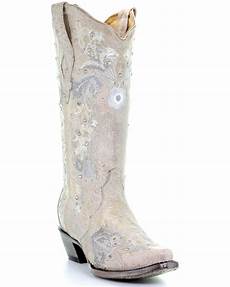 Corral Me Boots Ivory by Corral S White Floral Embroidered Western Boots Corral Me Boots Ivory