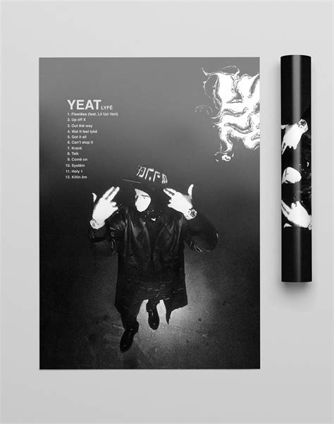 Yeat Poster Lyfë Poster Yeat Tracklist Album Cover - Etsy