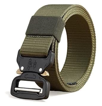 Buy ZORO Nylon Tactical Quick Release Buckle Belt For Men (Nb-51) Green ...