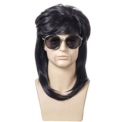 Buy Mens 70s 80s Mullet Wig | Mens 80s and 70s Themed Party Fancy ...
