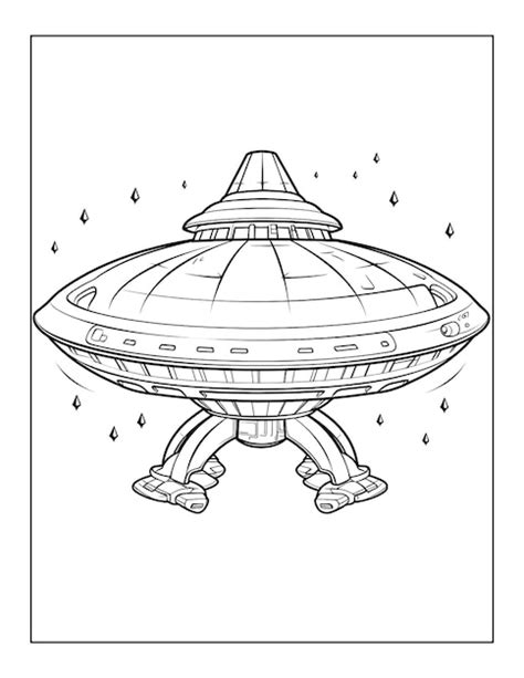 Image result for Alien Spaceship Coloring Pages