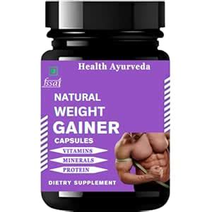 Natural Weight Gainer Capsule | Weight Gain Protein | Muscle & Body ...