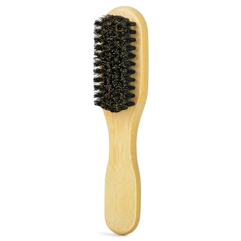 Amazon.com : Slick Back Hair Brush - Soft Bristles for Laying Down Edges & Glossy Finish | Mini ...