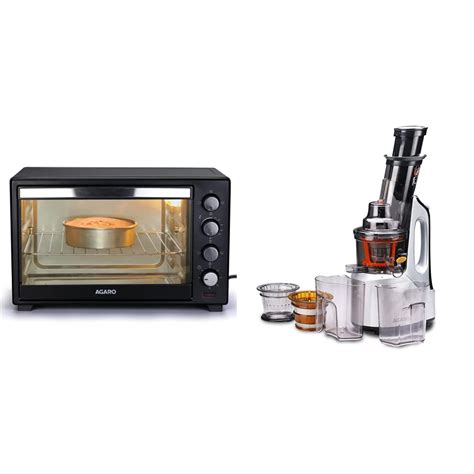 Buy AGARO Marvel 38-Liter Oven Toaster Grill with Motorized Rotisserie ...