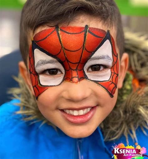 Rezultat imagine pentru Spider-Man Face Paint Tutorial