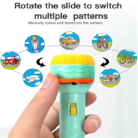 Projector Flashlight Torch for Kids | Sleeping Story Toys For Toddlers ...