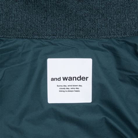 And Wander Top Fleece Jacket Green – Frans Boone Store