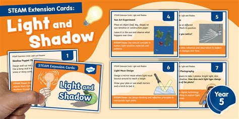 STEAM Extension Cards: Light and Shadow