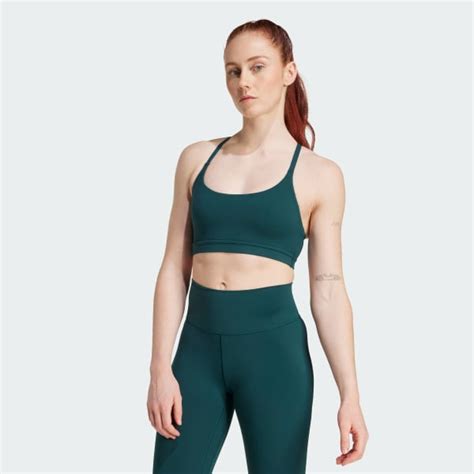 adidas All Me Light Support Bra - Green | adidas India