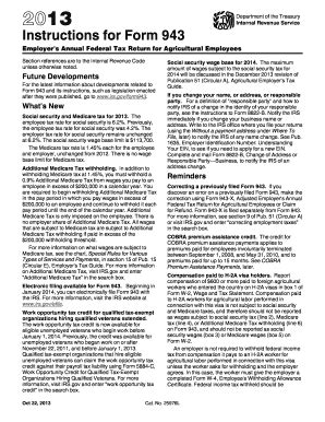2011 Form IRS Instruction 943 Fill Online, Printable, Fillable, Blank ...
