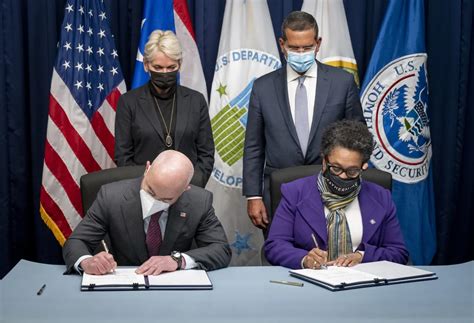 DHS Secretary Alejandro Mayorkas Signs a Memorandum of Understanding ...