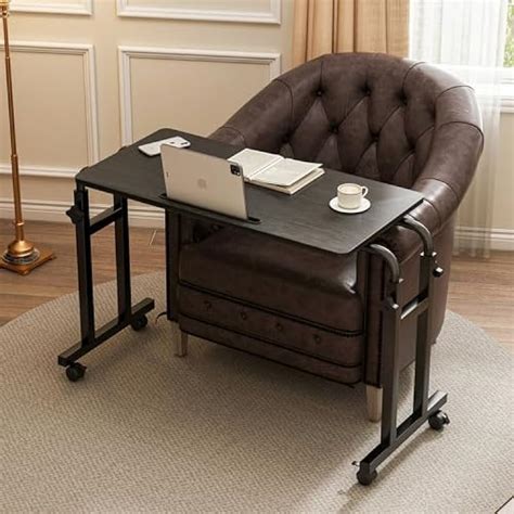 Furist Overbed Table with Wheels, Adjustable Height India | Ubuy