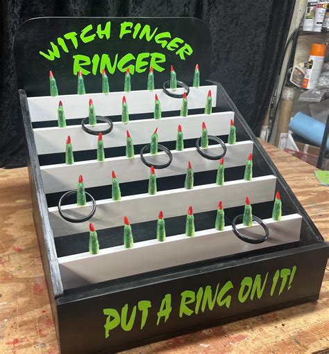Witch Themed Ring Toss Carnival Game for Halloween, Fall Festival ...