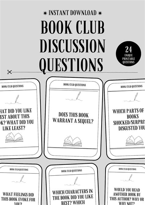 Thought-provoking Book Discussion Questions, Engaging Reading Prompts ...