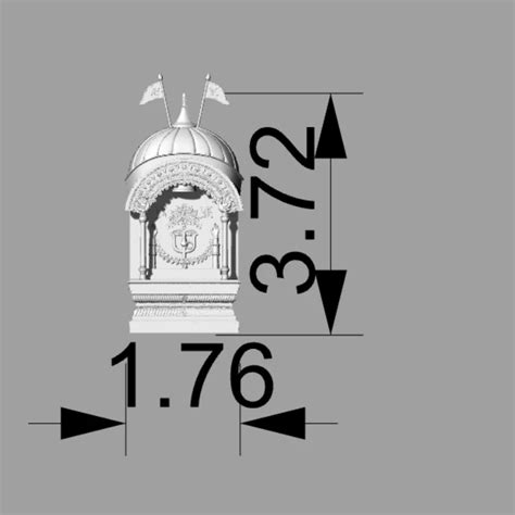 Jain Symbol 3D Model