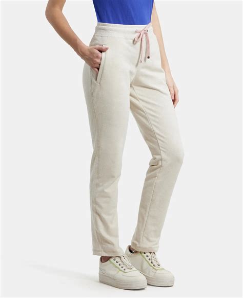 Buy Super Combed Cotton French Terry Track Pant with Side Pockets ...