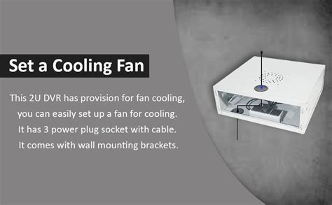 Buy Crotomak 2U WiFi CCTV DVR Rack/NVR/Server/Network Rack with 3 Power ...