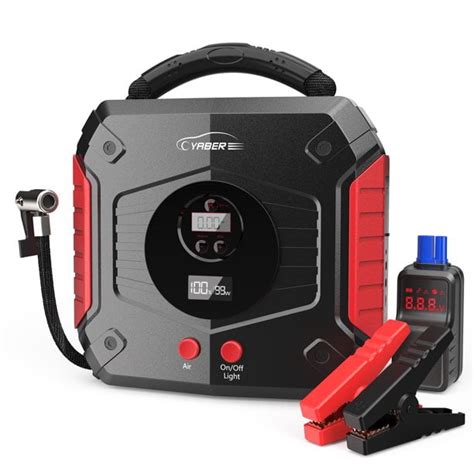 Buy Yaber YA30 Booster Jump Starter with Air Compressor 150 PSI 2500A ...
