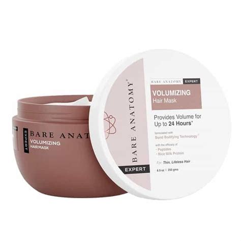 Buy BARE ANATOMY VOLUMIZING HAIR MASK | PEPTIDES & RICE MILK | GET THIN ...