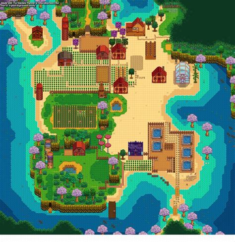 Beach farm layout suggestions? : r/FarmsofStardewValley