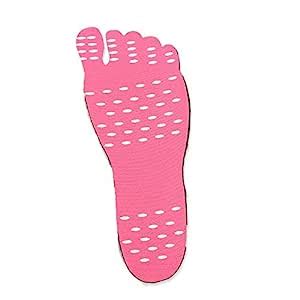 Buy 1Pair Beach Foot Pads,Stick on Soles,Invisible Shoes,Stick-on Foot ...