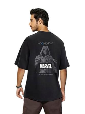 Buy Bewakoof Official Marvel Merchandise Men's Graphic Print Oversized ...