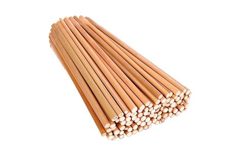 PRANSUNITA Bamboo Sticks 9 inches, Unfinished Sticks, Pack of 100, Used ...
