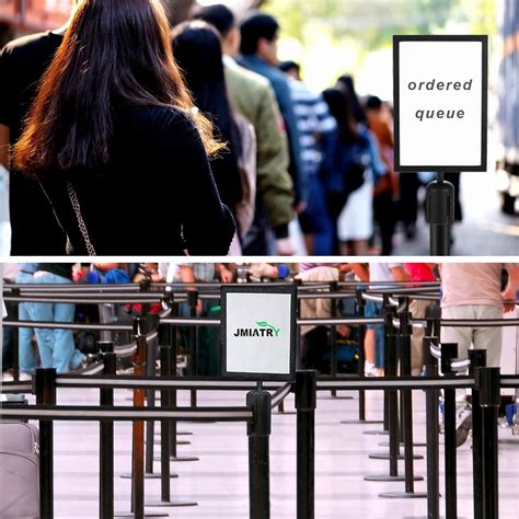 JMIATRY 2 Packs Stanchion Sign Holder Insert 8.5 x India | Ubuy