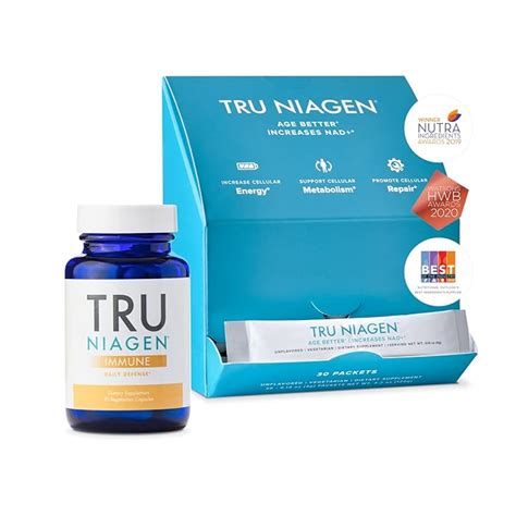 Buy Tru Niagen Immune Support Supplement 1x 150mg, 30ct + Tru Niagen ...