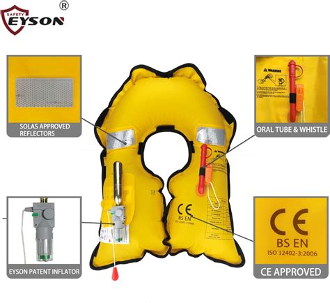 Image result for Inflatable Life Jacket Instruction