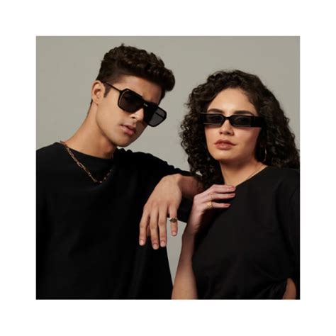 Buy Gold Black Grey Rimless Cat Eye OJOS OJ S15227-C1 Sunglasses at ...