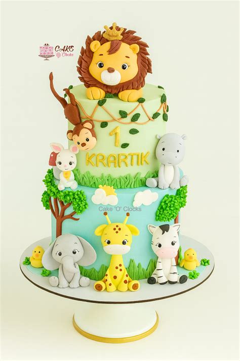 Jungle King Animal Cake – CAKE O CLOCKS