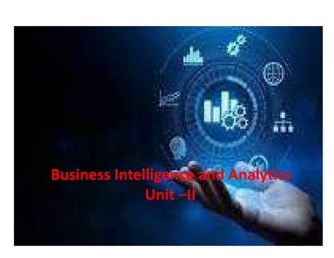 BIA Unit 2: Fundamentals of Business Intelligence & Decision-Making ...