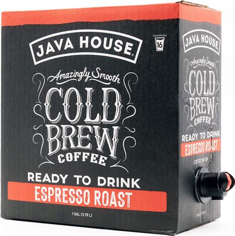 Amazon.com: Java House dark roast Liquid Cold Brew Coffee On Tap ...