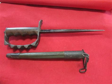 WW1 US Army 1917 A.C. Co Triangular Blade Trench Knife Original ...