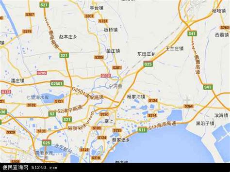 宁河县地图 - 宁河县卫星地图 - 宁河县高清航拍地图