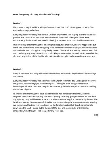 Language Paper 1 Question 5 Examples 的图像结果