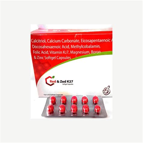Red + Zed K27 Softgel Capsules Banto Remides