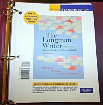 Buy The Longman Writer: Rhetoric, Reader, and Research Guide, Brief ...