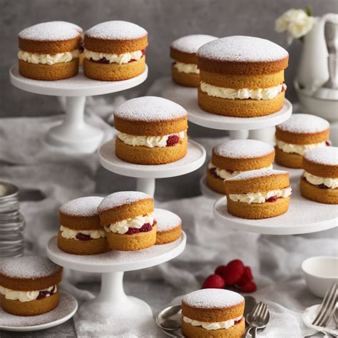 Mini Victoria Sponge Cakes Recipe | Recipes.net