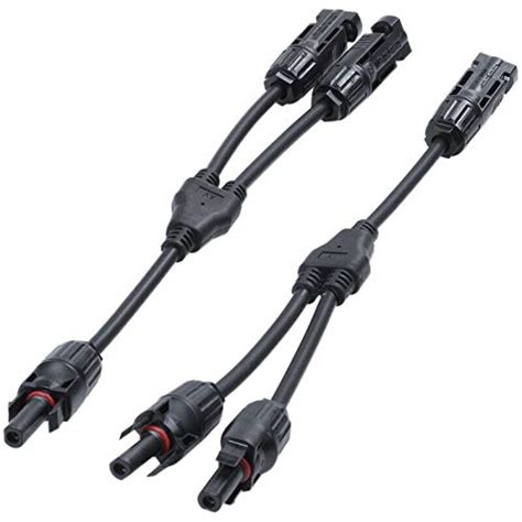 BIG BOOM® 1 Pair Y Type MC4 Solar Panel Cable Connectors Male Female M ...